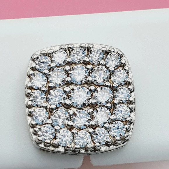 "925 Sterling Silver Cubic Zirconia Earrings, U19254556 - Picture 5 of 11